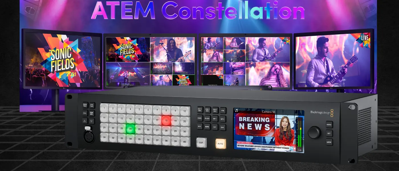 ATEM 4 M/E Constellation HD — cinema equipment rental, Phnom Penh
