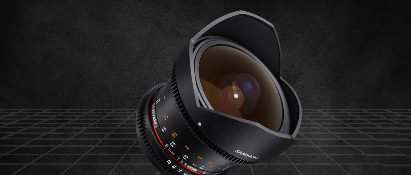 Samyang 8mm T3.8 UMC Fish-Eye CS II — cinema equipment rental, Phnom Penh