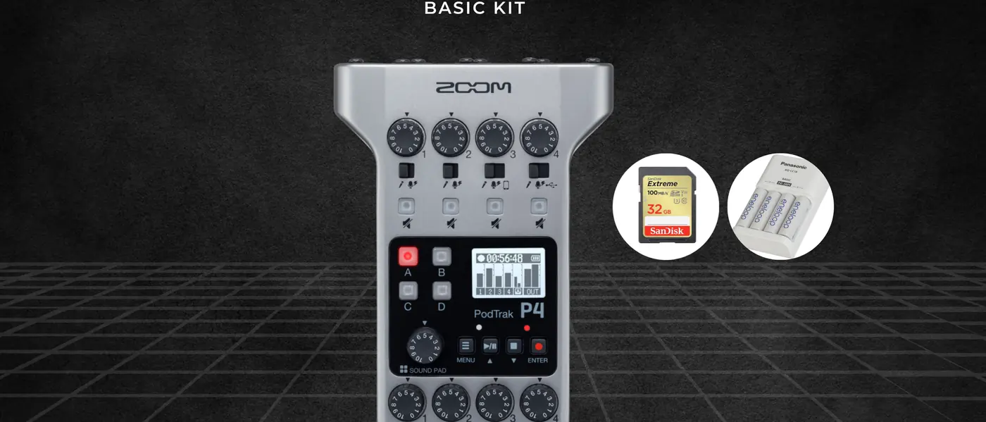 Zoom PodTrak P4 — cinema equipment rental, Phnom Penh