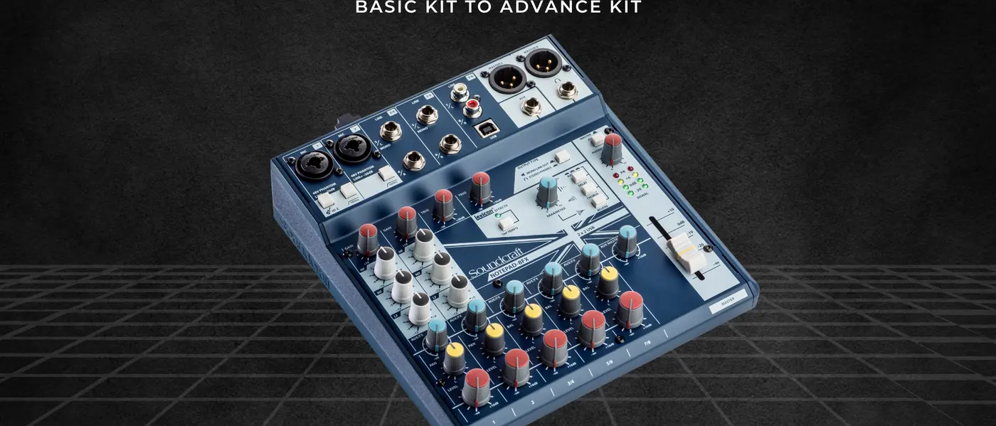 Notepad-8FX Analog Mixing Console — cinema equipment rental, Phnom Penh