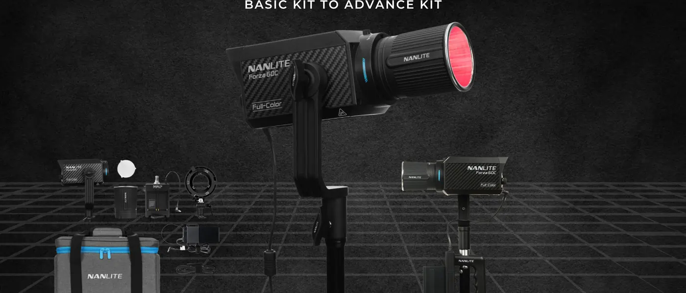 Nanlite Forza 60C RGBLAC LED — cinema equipment rental, Phnom Penh