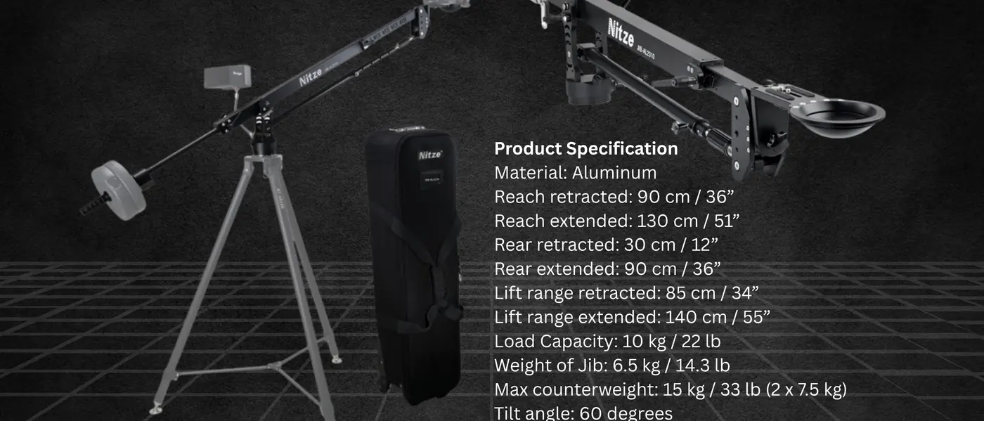 Mini Jib AL-2310 — cinema equipment rental, Phnom Penh