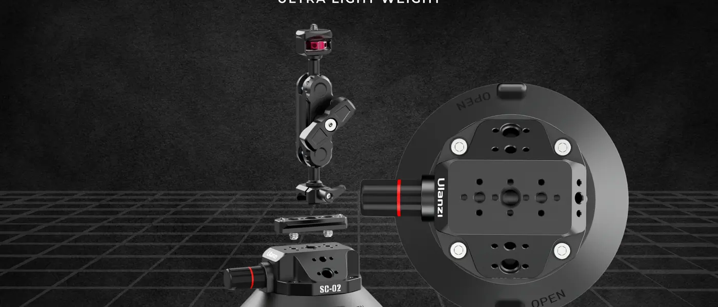 Ulanzi SC-02 Suction Cup Mount — cinema equipment rental, Phnom Penh